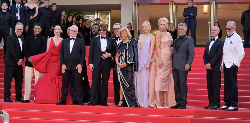 Internationale Filmfestspiele von Cannes, Mission Impossible - The Final Reckoning Premiere Mission Impossible - The Final Reckoning Premiere at 78th Festival de Cannes - Cannes, France CANNES, FRANCE. May 14, 2025: Eddie Hamilton, Greg Tarzan Davis, Hayley Atwell, Tom Cruise, Angela Bassett, Tramell Tillman, Festival Director Thierry FrÃ maux, Simon Pegg, Pom Klementieff, Cannes President Iris Knobloch, Hannah Waddingham, Esai Morales, Brian Robbins & Erik Jendresen at the premiere for Mission Impossible - The Final Reckoning at the 78th Festival de Cannes. Picture: Paul Smith Featureflash Cannes France  Copyright: xPaulxSmithx xFeatureflashx