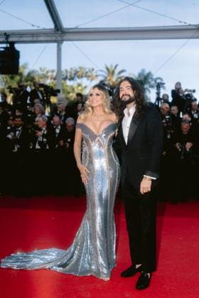 78eme Festival International du Film de Cannes Montée des marches du film 78th International Cannes Film Festival Red Carpet of Mission impossible The final reckoning movie 444208 2025 05 14 Alpes Maritimes Cannes France Kaulitz, Tom Tokio Hotel Klum, Heidi  Copyright: xTerencexBaelenx STAR_444208_042
