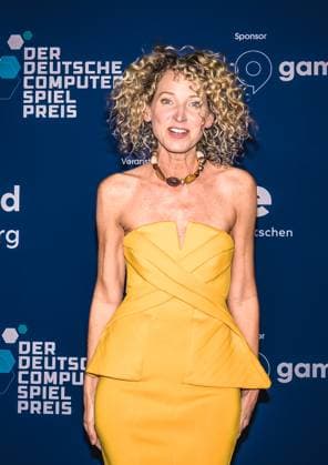 Entertainment, Verleihung des deutschen Computerspielpreis 2025 14.05.2025, xdanx, Entertainment, Verleihung des deutschen Computerspielpreis 2025 emspor, v.l.Aline von Drateln bei der Verleihung des Deutschen Computerspielpreises 2025 am Funkturm Berlin. Berlin Palais am Funkturm Berlin Deutschland (DE) Copyright: xDanielxLakomskix