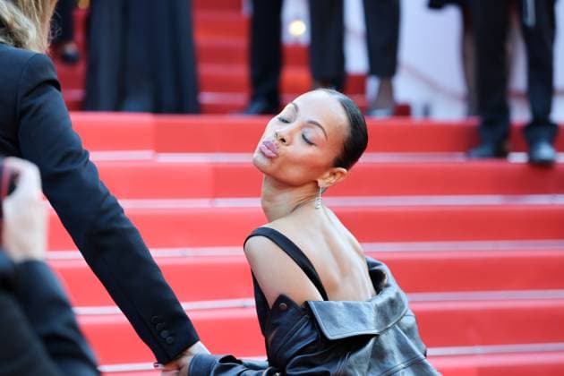 Entertainment Bilder des Tages 78eme Festival International du Film de Cannes Montée des marches du film 78th International Cannes Film Festival Red Carpet of Mission impossible The final reckoning movie 444204 2025 05 14 France Saldana, Zoe  Copyright: xIvankaxVoisinx xStarfacex STAR_444204_117