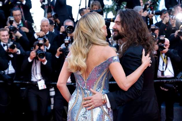 May 14, 2025, Cannes, France: Heidi Klum and Tom Kaulitz attend the premiere of Mission Impossible - The Final Reckoning during the 78th Cannes Film Festival at Palais des Festivals in Cannes, France, on 14 May 2025. Photo: Cannes France - ZUMAm179 20250514_zep_m179_119 Copyright: xAlecxMichaelx