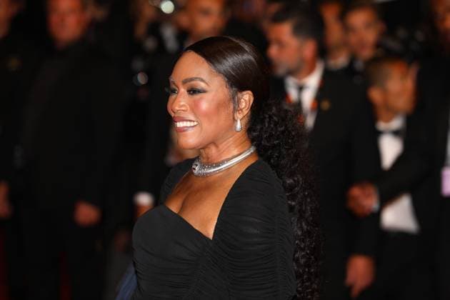May 14, 2025, Cannes, Cote D azur, France: ANGELA BASSETT departs the red carpet after the Mission Impossible - The Final Reckoning Premiere screening at the 78th Annual Cannes Film Festival at Palais des Festivals in Cannes, France Cannes France - ZUMAc179 20250514_zep_c179_255 Copyright: xMickaelxChavetx
