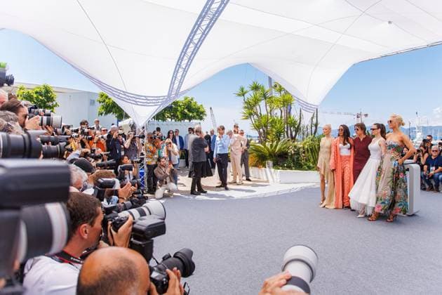 Festival de Cannes - Photocall Mission: Impossible The Final Reckoning Pom Klementieff, Angela Bassett, Tom Cruise, Hayley Atwell und Hannah Waddingham beim Photocall von Mission: Impossible The Final Reckoning während der 78. Filmfestspiele in Cannes am 14.05.2025. Copyright: xEventpressxKochanx