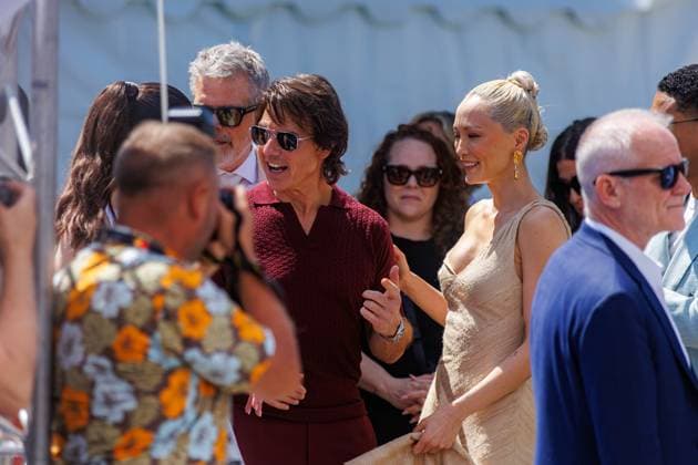 Festival de Cannes - Photocall Mission: Impossible The Final Reckoning Christopher McQuarrie, Tom Cruise und Pom Klementieff beim Photocall von Mission: Impossible The Final Reckoning während der 78. Filmfestspiele in Cannes am 14.05.2025. Copyright: xEventpressxKochanx