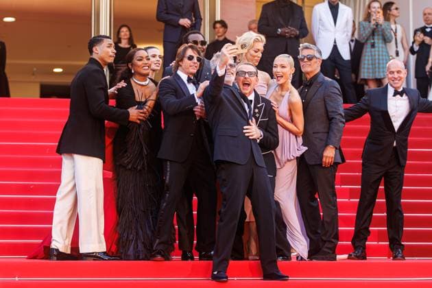 Festival de Cannes - Premiere Mission Impossible The Final Reckoning Greg Tarzan Davis, Angela Bassett, Hayley Atwell, Tom Cruise, Tramell Tillman, Simon Pegg, Hannah Waddingham, Pom Klementieff, Esai Morales und Brian Robbins bei der Premiere von Mission: Impossible The Final Reckoning während der 78. Filmfestspiele in Cannes am 14.05.2025. Copyright: xEventpressxKochanx