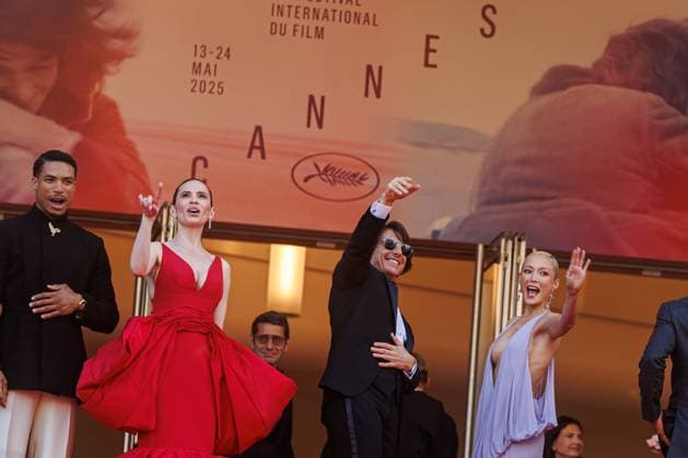 Festival de Cannes - Premiere Mission Impossible The Final Reckoning Greg Tarzan Davis, Hayley Atwell, Tom Cruise und Pom Klementieff bei der Premiere von Mission: Impossible The Final Reckoning während der 78. Filmfestspiele in Cannes am 14.05.2025. Copyright: xEventpressxKochanx