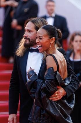 Festival de Cannes - Premiere Mission Impossible The Final Reckoning Marco Perego und Zoe Saldana bei der Premiere von Mission: Impossible The Final Reckoning während der 78. Filmfestspiele in Cannes am 14.05.2025. Copyright: xEventpressxKochanx