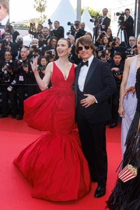 Festival de Cannes - Premiere Mission Impossible The Final Reckoning Hayley Atwell und Tom Cruise bei der Premiere von Mission: Impossible The Final Reckoning während der 78. Filmfestspiele in Cannes am 14.05.2025. Copyright: xEventpressxKochanx