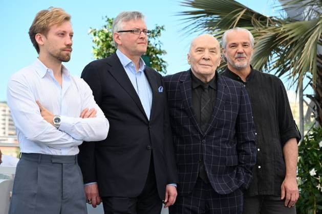 CINEMA : 78eme Festival de Cannes - Photocalls - 15 05 2025 CANNES, FRANCE - 15 MAI (G-D) : Aleksandr KUZNETSOV, Acteur, Sergei LOZNITSA, RÃ alisateur (Ukraine), Alexander FILIPPENKO, Acteur Vytautas KANIUSONIS, Acteur, lors du photocall du film Â« Two Prosecutors Â» (Deux Procureurs) projetÃ en CompÃ tition lors du 78eme Festival de Cannes au Palais des Festivals le 15 mai 2025 Ã Cannes, France. CannesFrance  Copyright: xValentinaxClaretx