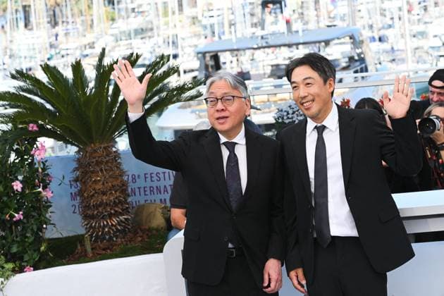 Cannes, 78th Cannes Film Festival 2025 - day 3 - Photocall of the film A Pale View of Hills Cannes, 78th Cannes Film Festival 2025 - day 3 - Photocall of the film A Pale View of Hills . In the picture Kei Ishikawa and Kazuo Ishiguro Cannes Cannes France  Copyright: xIPA ABACAx