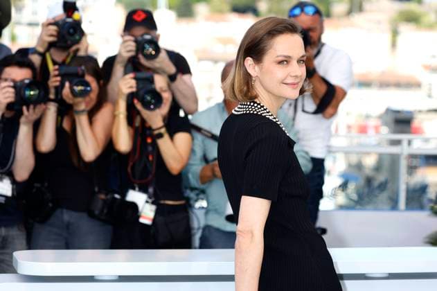 Luise Heyer beim Photocall zum Kinofilm Sound of Falling In die Sonne schauen auf dem Festival de Cannes 2025 78. Internationale Filmfestspiele von Cannes am Palais des Festivals. Cannes, 15.05.2025