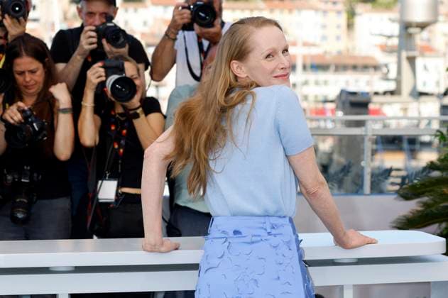 Susanne Wuest beim Photocall zum Kinofilm Sound of Falling In die Sonne schauen auf dem Festival de Cannes 2025 78. Internationale Filmfestspiele von Cannes am Palais des Festivals. Cannes, 15.05.2025