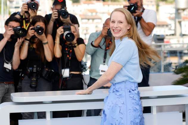 Susanne Wuest beim Photocall zum Kinofilm Sound of Falling In die Sonne schauen auf dem Festival de Cannes 2025 78. Internationale Filmfestspiele von Cannes am Palais des Festivals. Cannes, 15.05.2025