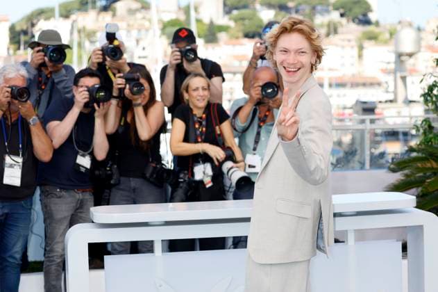 Filip Schnack beim Photocall zum Kinofilm Sound of Falling In die Sonne schauen auf dem Festival de Cannes 2025 78. Internationale Filmfestspiele von Cannes am Palais des Festivals. Cannes, 15.05.2025