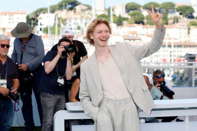 Filip Schnack beim Photocall zum Kinofilm Sound of Falling In die Sonne schauen auf dem Festival de Cannes 2025 78. Internationale Filmfestspiele von Cannes am Palais des Festivals. Cannes, 15.05.2025
