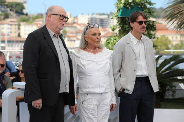 May 15, 2025, Cannes, Cote D azur, France: MATTIAS NOHRBORG, PIA DEGERMARK and JON ASP pose during the photocall for Being Bo Widerberg at the 78th Annual Cannes Film Festival at Palais des Festivals in Cannes, France Cannes France - ZUMAc179 20250515_zep_c179_055 Copyright: xMickaelxChavetx