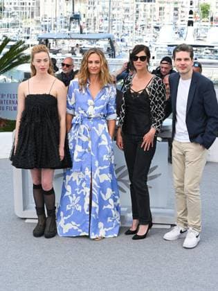 Cannes, Cannes, France: Cannes, 78th Cannes Film Festival 2025 - day 3 - Photocall of the film Dalloway . In the picture Freya Mavor, Yann Gozlan, Anna Mouglalis and CÃ cile de France Cannes France  - ZUMAp169 20250515_zea_p169_279 Copyright: xAlbertoxTerenghix