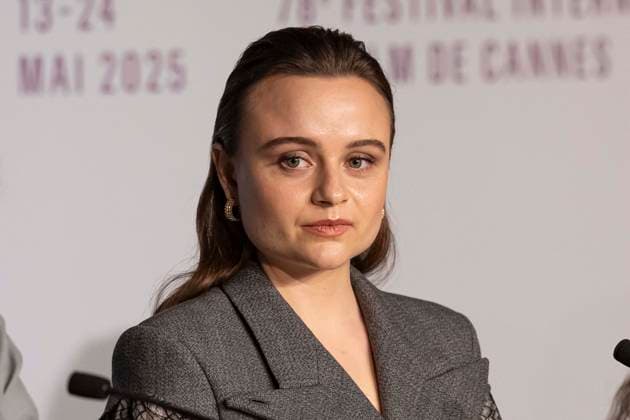 Cannes - Sound of Falling Press Conference Lena Urzendowsky attends the Sound of Falling Press Conference at the 78th annual Cannes Film Festival at Palais des Festivals on May 15, 2025 in Cannes, France. Photo by Sebastien Courdji pool ABACAPRESS.COM Cannes France  Copyright: xABACAx