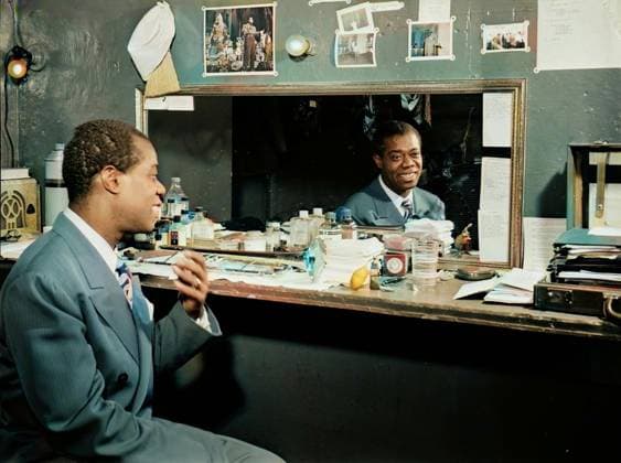 Archivbilder der Woche KW20 RECORD DATE NOT STATED Portrait of Louis Armstrong, Aquarium, New York, N.Y., ca. July 1946. Copyright:xHeritagexArt HeritagexImagesxWilliamxPaulxGottliebx IMAGO, ! ACHTUNG: AUFNAHMEDATUM GESCHÄTZT!  Copyright:HeritagexArt HeritagexImagesxWilliamxPaulxGottliebx IMAGO