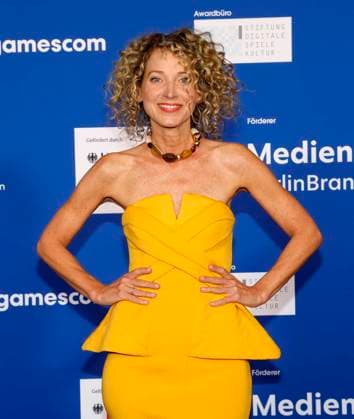 Aline von Drateln beim Deutschen Computerspielpreis 2025.