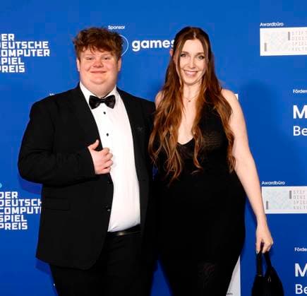 JustNoah and Lunarie_TTV beim Deutschen Computerspielpreis 2025.