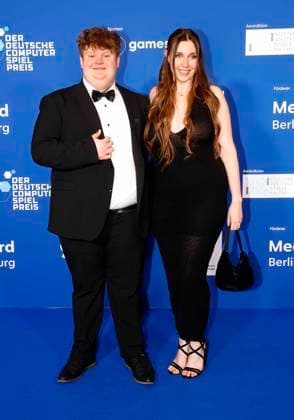 JustNoah and Lunarie_TTV beim Deutschen Computerspielpreis 2025.
