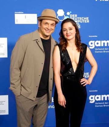 Kaya Yanar, Sarah Alles beim Deutschen Computerspielpreis 2025.
