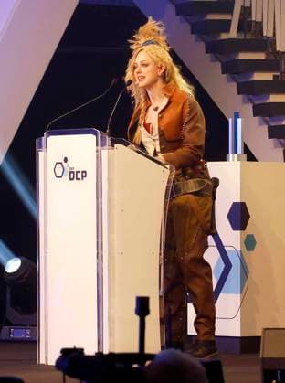 Farbenfuchs beim Deutschen Computerspielpreis 2025.