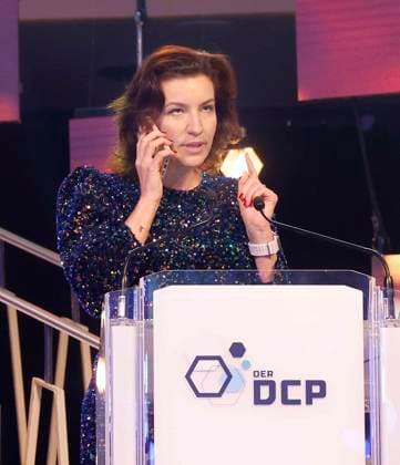 Dorothee Bär beim Deutschen Computerspielpreis 2025.