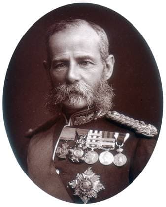 RECORD DATE NOT STATED General Sir Frederick Sleigh Roberts, 1882. Sir Frederick, 1st Earl Roberts (1832-1914) was one of the foremost British military figures of Victorian times. Awarded the Victoria Cross in 1858 for his actions during the Indian Mutiny, Roberts is best known for his march to capture Kandahar during the Second Afghan War of 1878-1880. He was made Baron of Kandahar and Waterford in 1892 and promoted to Field Marshal in 1895. Roberts commanded the reinforcements sent to South Africa in 1900 after the setbacks of the early part of the Boer War. After his successful intervention in the South African campaign, he returned to England to become Commander-in-Chief of the British Army, a position which he held until 1904. Copyright:xHeritagexArt Heritag  Copyright:HeritagexArt HeritagexImagesxLockx&xWhitfieldx IMAGO