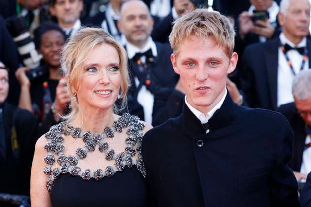 Lea Drucker und Valentin Campagne bei der Premiere des Kinofilms Dossier 137 Case 137 auf dem Festival de Cannes 2025 78. Internationale Filmfestspiele von Cannes im Palais des Festivals. Cannes, 15.05.2025