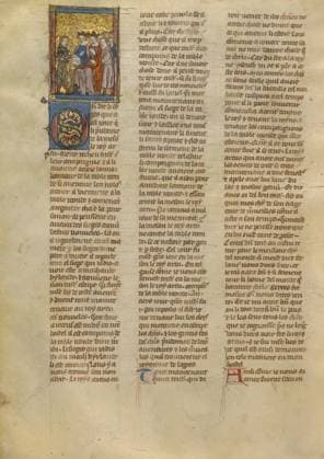 RECORD DATE NOT STATED Tristan Speaking to King Arthur, Queen Genevieve, and Knights; Roman du Bon Chevalier Tristan, Fils au Bon Roy Meliadus de Leonois, about 1320-1340. Page from a book based on the medieval chivalric romance of Tristan and Iseult, also known as Tristan and Isolde. The illustrator, Jeanne Montbason (active c 1325-1353) was a French artist and bookseller who managed a bookshop in Paris with her husband. Copyright:xHeritagexArt HeritagexImagesxJeannexdexMontbastonx IMAGO, ! ACHTUNG: AUFNAHMEDATUM GESCHÄTZT!  Copyright:HeritagexArt HeritagexImagesxJeannexdexMontbastonx IMAGO