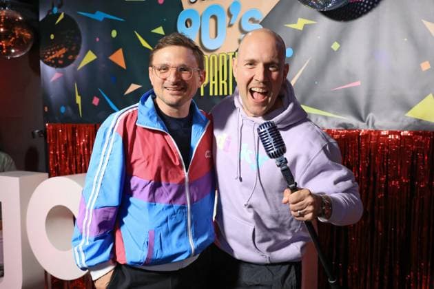 15.05.2025 , Florian Lukas und Oliver Petszokat zur Premiere der ersten Staffel von Messiah Superstar, Bi Nuu, Berlin, Berlin