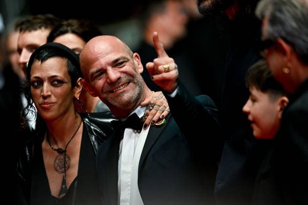 78eme Festival International du Film de Cannes Montée des marches du film Sirat Festival de Cannes 2025 Red carpet Sirat Jade Oukid, Richard Bellamy 444324 2025 05 15  Copyright: xLionelxGuericolas MPPx STAR_444324_001