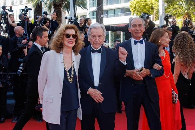 Festival de Cannes - Dossier 137 Premiere Michele Ray, Costa-Gavras und Vera Venczel bei der Premiere zu Dossier 137 während der 78. Filmfestspiele in Cannes im Palais de Festival am 15.05.2025. Copyright: xEventpressxKochanx