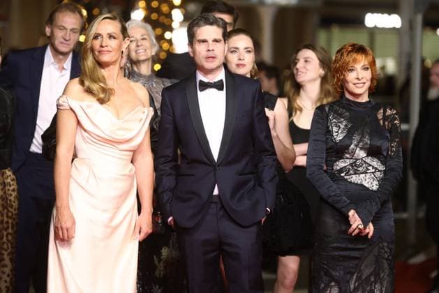 Cannes Dalloway Screening JD Cecile de France, Yann Gozlan and Mylene Farmer attend the midnight screening of Dalloway as part of the 78th Cannes Film Festival in Cannes, France on May 15, 2025. Jerome Domine ABACAPRESS.COM Cannes France  Copyright: xDominexJerome ABACAx