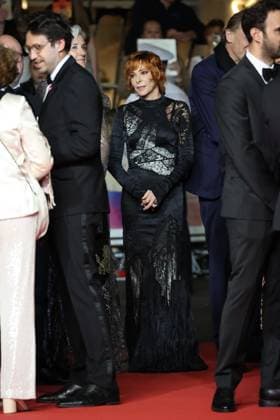 Cannes 2025 Premiere du film Dalloway Mylene Farmer Premiere of the movie Dalloway on the red carpet of the Cannes Film Festival on May 15th 2025.  Copyright: x Chassery+Courdjix