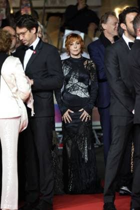 Cannes 2025 Premiere du film Dalloway Mylene Farmer Premiere of the movie Dalloway on the red carpet of the Cannes Film Festival on May 15th 2025.  Copyright: x Chassery+Courdjix