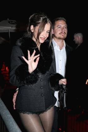 Cannes, Arrivals at the Magnum Party during the 78th Cannes Film Festival Cannes, Arrivals at the Magnum Party during the Cannes Film Festival. In the photo: Barbara Palvin (Supermodel), Dylan Sprouse (Actor) Milan Italy  Copyright: xIPA ABACAx