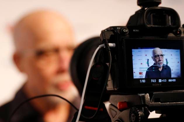 May 15, 2025, Calgary, Ab, Canada: Dan Hill poses on the red carpet for the Canadian Music Hall of Fame ceremony in Calgary on Thursday, May 15, 2025. Calgary Canada  - ZUMAc35_ 20250515_zaf_c35_160 Copyright: xDavexChidleyx