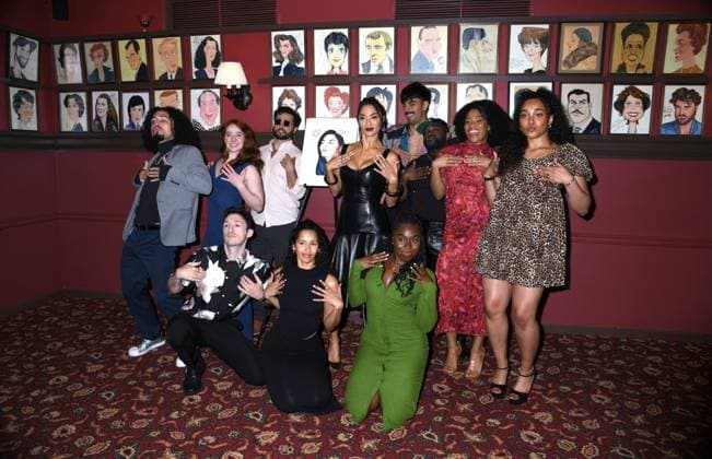 May 15, 2025, New York, Ny, United States: Nicole Scherzinger poses during a celebration for her Sardi s portrait unveiling for her Broadway debut in Sunset Blvd. at Sardi s in New York. May 15, 2025. New York United States - ZUMAp281 20250515_zea_p281_036 Copyright: xPhotoxImagexPressx