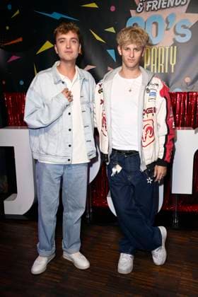 Jonas Wuttke und Theo Carow bei der Premiere der 1. Staffel der Joyn Serie Messiah Superstar im Bi Nuu. Berlin, 15.05.2025