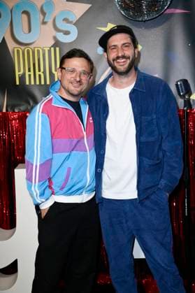 Florian Lukas und Felix Stienz bei der Premiere der 1. Staffel der Joyn Serie Messiah Superstar im Bi Nuu. Berlin, 15.05.2025