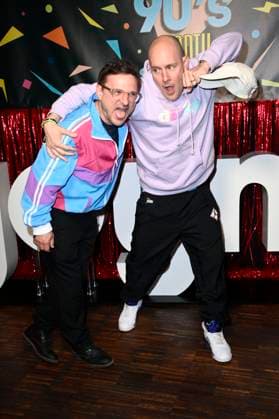 Florian Lukas und Oli.P bei der Premiere der 1. Staffel der Joyn Serie Messiah Superstar im Bi Nuu. Berlin, 15.05.2025