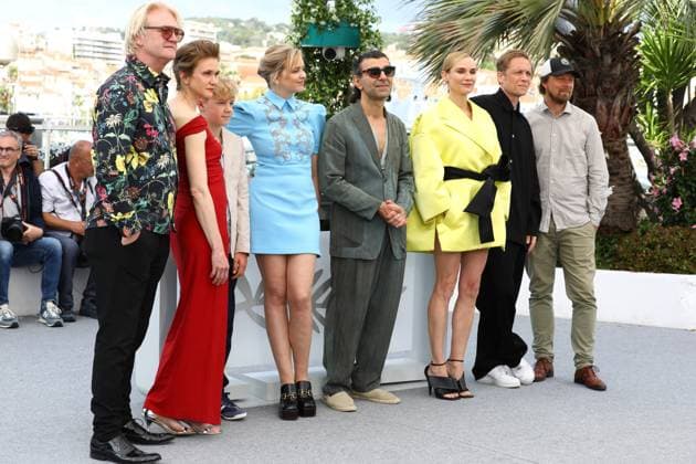May 16, 2025, Cannes, Cote D azur, France: Cast and crew of whom FATIH AKIN and DIANE KRUGER pose during the photocall for Amrum at the 78th Annual Cannes Film Festival at Palais des Festivals in Cannes, France Cannes France - ZUMAc179 20250516_zep_c179_071 Copyright: xMickaelxChavetx