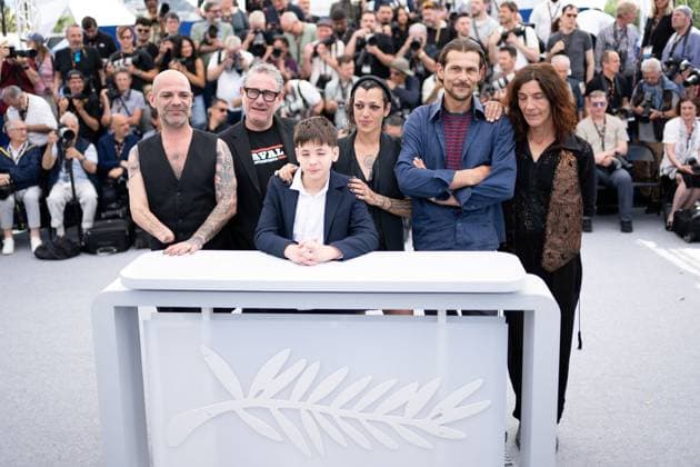 Cannes Sirat Photocall AM Sergi Lopez, Stefania Gadda, Tonin Janvier, Richard Bellamy, Bruno Nunez, Jade Oukid attending the Sirat Photocall in Cannes, France on May 16, 2025 as part of the 78th Cannes Film Festival. Photo by Aurore Marechal ABACAPRESS.COM Cannes France  Copyright: xMarechalxAurore ABACAx