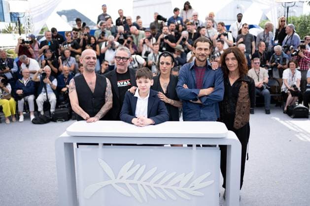 Cannes Sirat Photocall AM Sergi Lopez, Stefania Gadda, Tonin Janvier, Richard Bellamy, Bruno Nunez, Jade Oukid attending the Sirat Photocall in Cannes, France on May 16, 2025 as part of the 78th Cannes Film Festival. Photo by Aurore Marechal ABACAPRESS.COM Cannes France  Copyright: xMarechalxAurore ABACAx