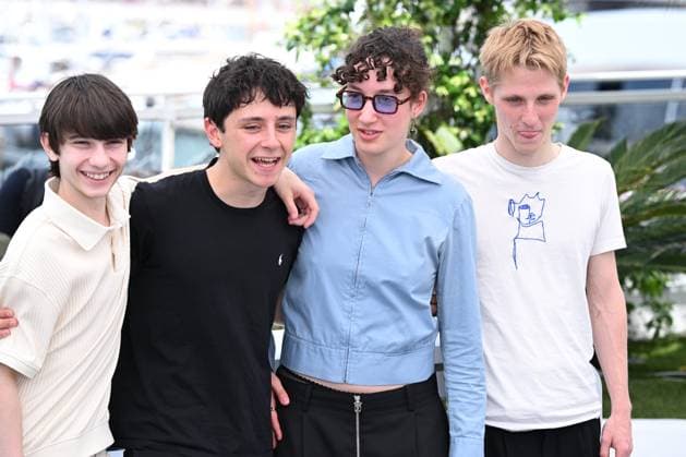 CINEMA : 78eme Festival de Cannes - Photocalls - 16 05 2025 CANNES, FRANCE - 16 MAI (G-D) : Solan MACHADO-GRANER, acteur, Come PERRONET, acteur, Mathilde RIU, actrice, Valentin CAMPAGNE, acteur, lors du photocall de Â« Dossier 137 ( CASE 137) Â» en CompÃ tition au 78eme Festival de Cannes au Palais des Festivals le 16 mai 2025 Ã Cannes, France. CannesFrance  Copyright: xValentinaxClaretx