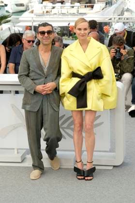 Fatih Akin und Diane Kruger beim Photocall zum Kinofilm Amrum auf dem Festival de Cannes 2025 78. Internationale Filmfestspiele von Cannes am Palais des Festivals. Cannes, 16.05.2025