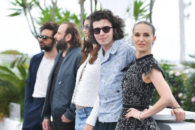Cannes Arco Photocall AM Ugo Bienvenu, Vincent Macaigne, Natalie Portman, Alma Jodorowsky, William Lebghil attending the Arco Photocall in Cannes, France on May 16, 2025 as part of the 78th Cannes Film Festival. Photo by Aurore Marechal ABACAPRESS.COM Cannes France  Copyright: xMarechalxAurore ABACAx